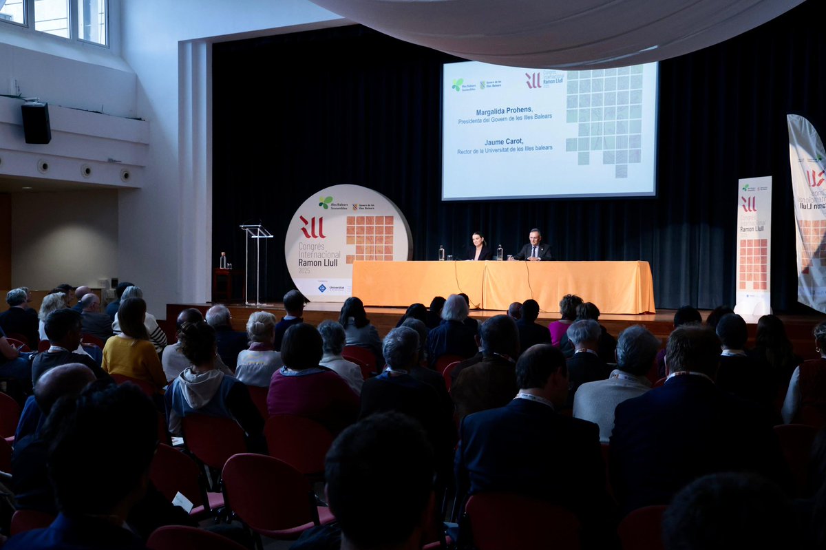 CulturaGOIB's tweet image. ✨La presidenta @MargaProhens ha inaugurat avui el Congrés Internacional Ramon Llull a l’EHIB.

Tres dies de reflexió, recerca i cultura amb més de 50 experts d’arreu del món per seguir projectant el llegat lul·lià.