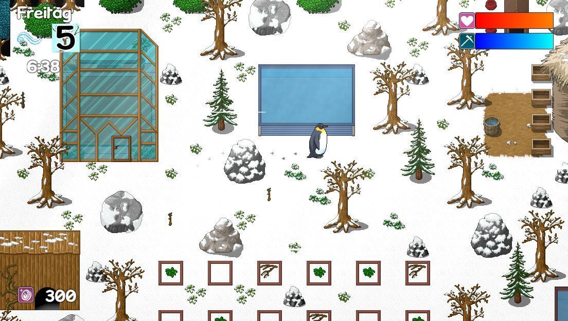 Zion_RPG_Games's tweet image. Meet your new home! 🏔️ 

Winter is here on Pearl Ground, but don&apos;t worry – you&apos;ve got time to prepare. 

Plant, harvest, build your legacy in #PenguVillage 🐧

#IndieGameDev #FarmingGame #CozyGames #WIP
