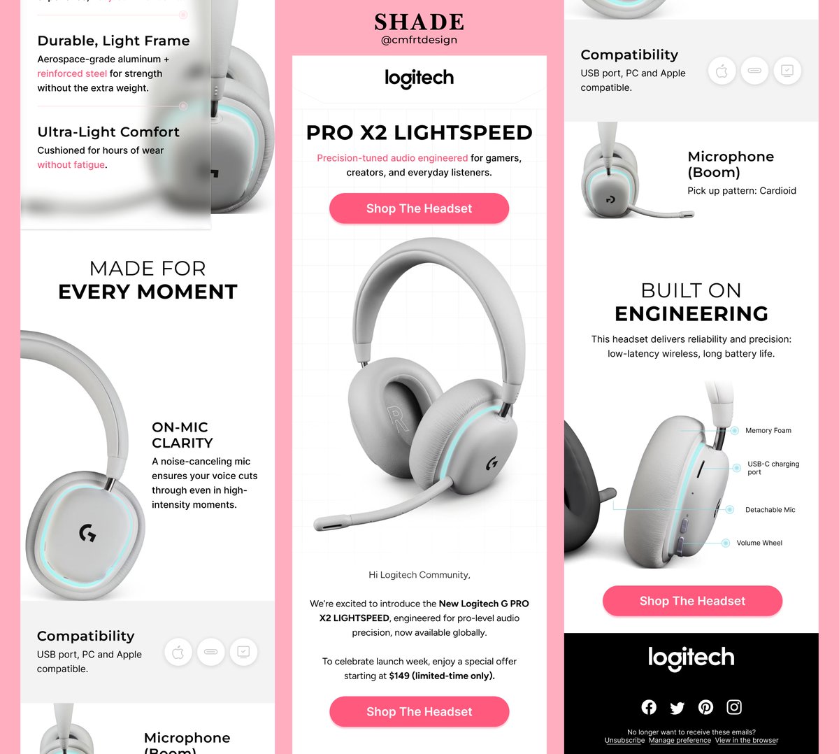 cmfrtdesign's tweet image. I’ve been experimenting with smoother section transitions and a more narrative layout in my email designs.  

Your feedback appreciated!✉️
 #EmailDesign