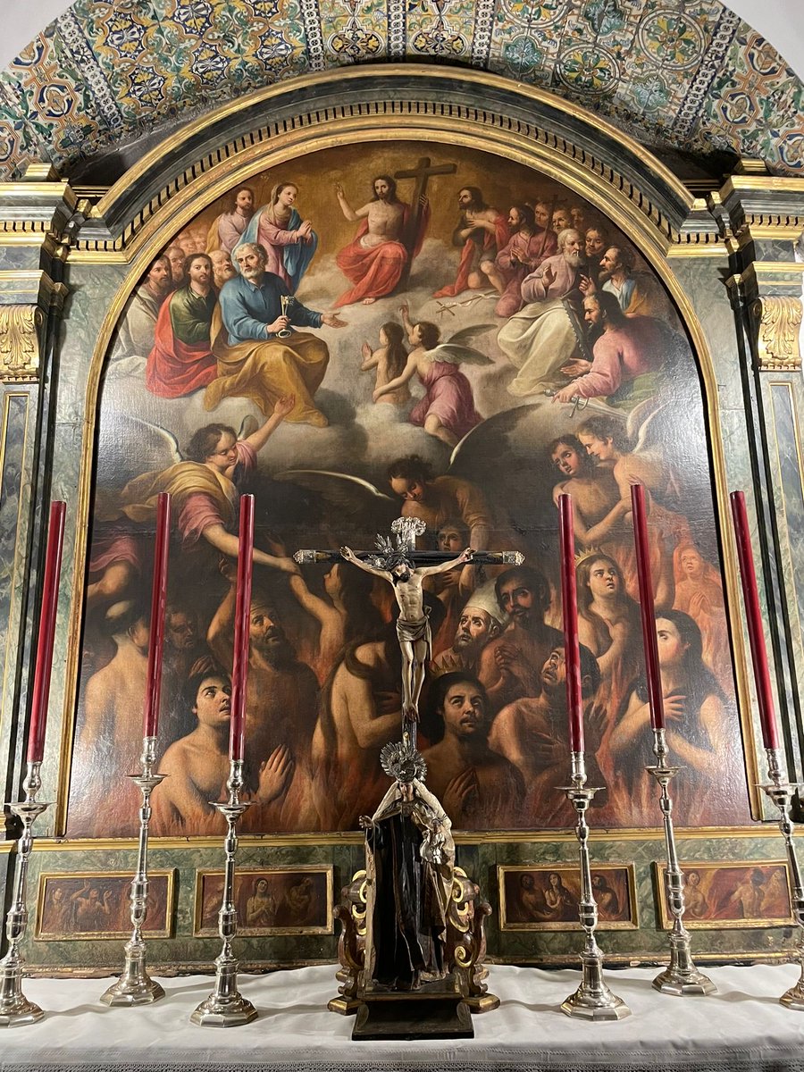 Hoy estamos orando en la Hora Santa organizada en nuestra capilla de la <a href="/ParroqSanPedro/">Parroquia San Pedro Apóstol y San Juan Bautista</a> 

A las 20:00 h. celebraremos la Función de Ánimas tras la que se rezará un responso por los hnos fallecidos el último año.