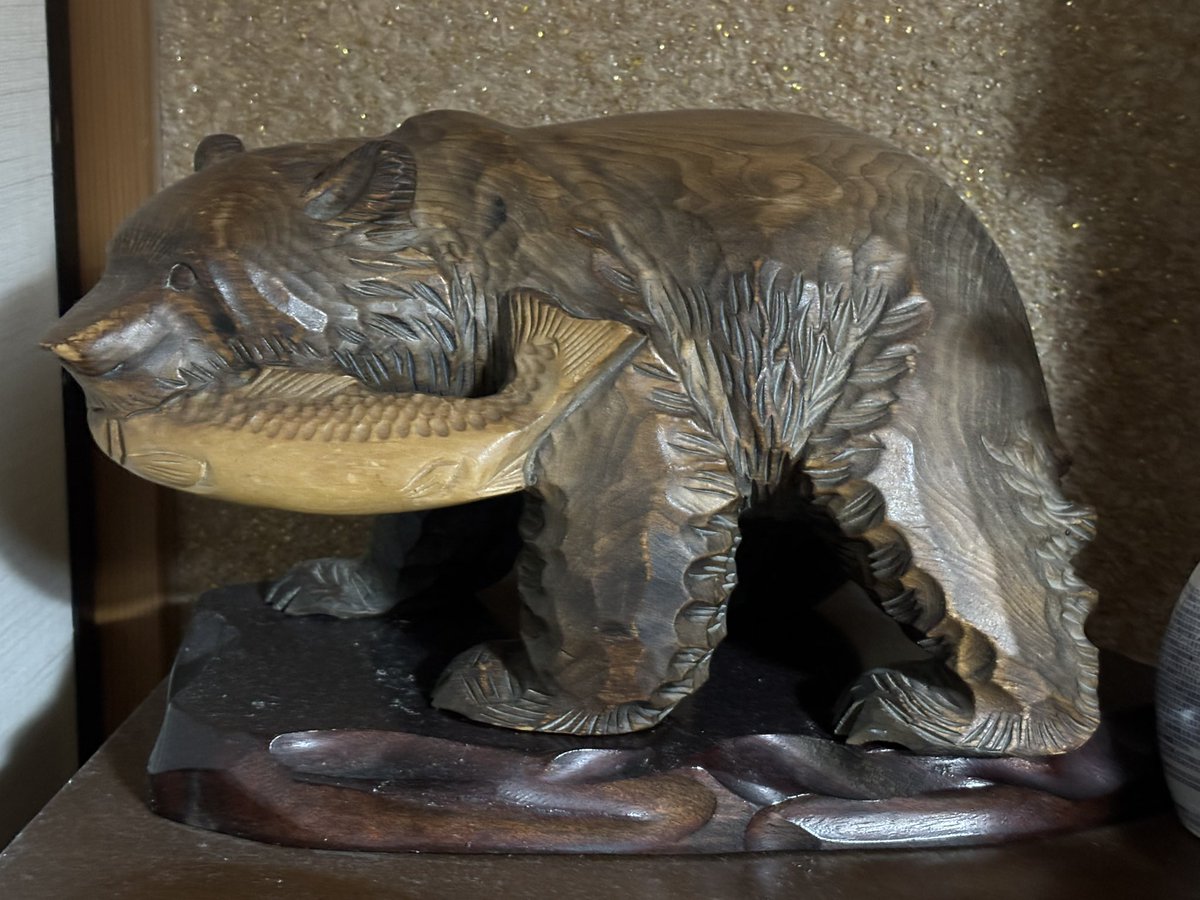 alex_enjoylife1's tweet image. スケッチの練習に魚咥えた熊をモデルに描いてみました。

続けられるかわからないけど、

「継続は力なり」

で100日毎日スケッチしてみようと思います🫡