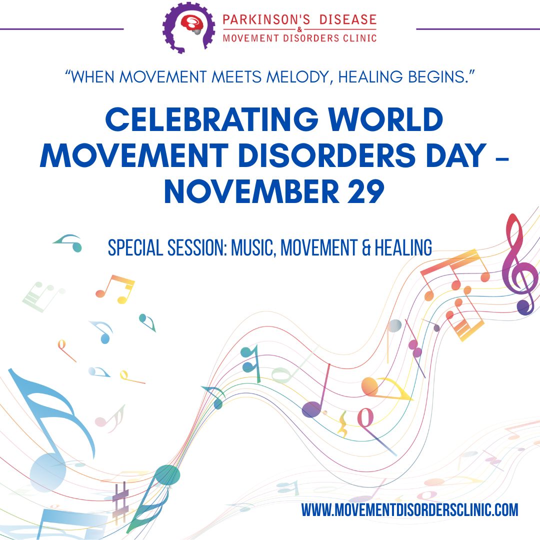 Join us for a special Music &amp; Movement Therapy Session on November 29 at 11 AM at the Parkinson’s Disease &amp; Movement Disorders Clinic, Bangalore.
Led by Music Therapist, this  session blends music, &amp; rhythm to support well-being.
All are welcome.
signup: docs.google.com/forms/d/e/1FAI…