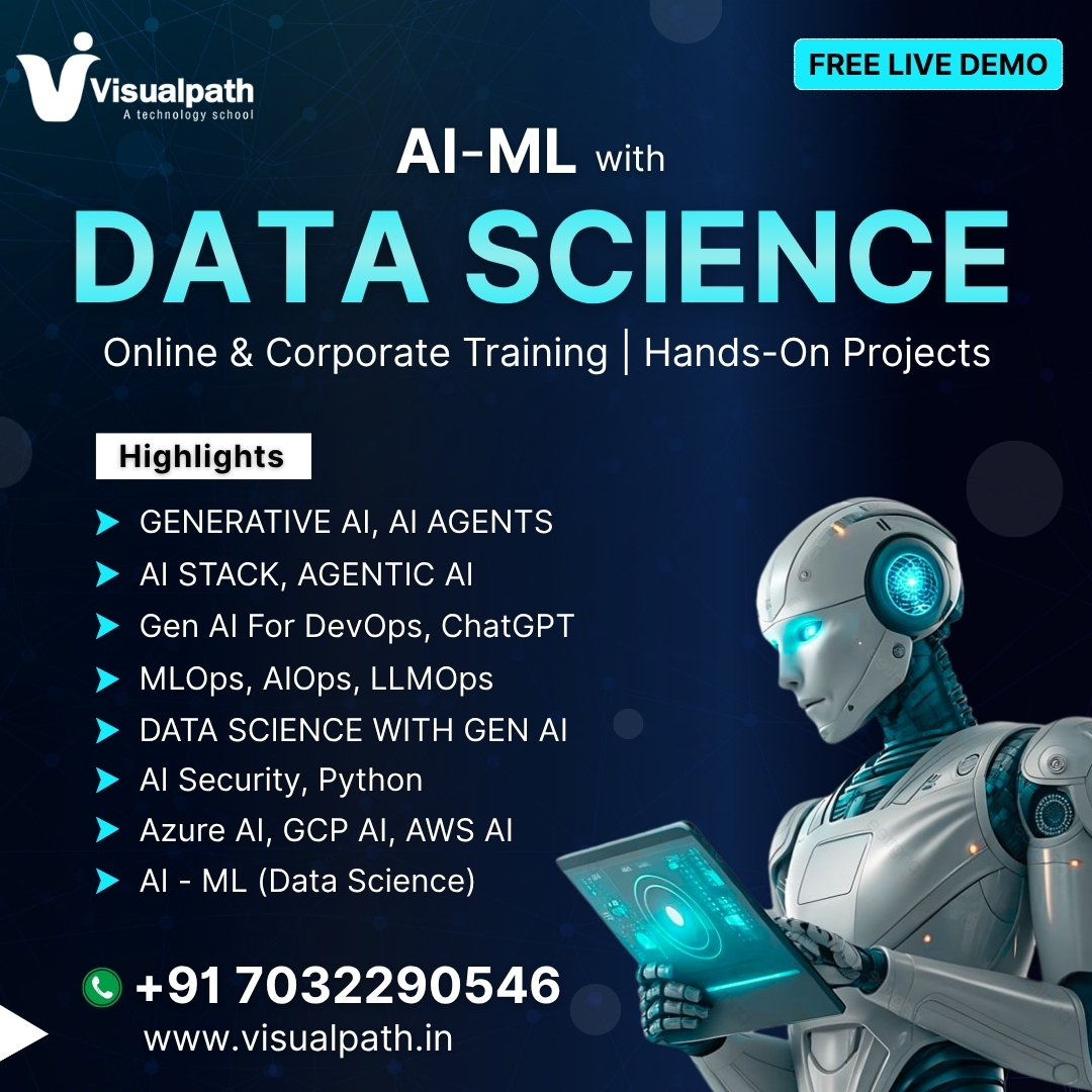VisualpathPro's tweet image. 🚀 Master AI-ML with Data Science! 🤖📊
Become job-ready with hands-on projects and real-time training.
🔹 Generative AI &amp;amp; AI Agents
🔹 AI Stack &amp;amp; Agentic AI
🔹 MLOps, LLMOps &amp;amp; AIOps

📞 Call/WhatsApp: +91 7032290546
🌐 Visit: visualpath.in

#AIML #DataScienceTraining