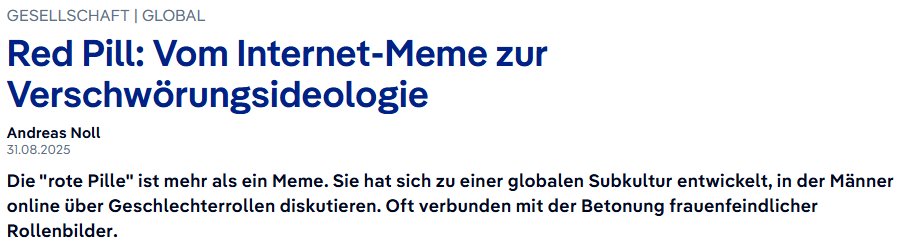 janick_klossner's tweet image. Das Thema #Manosphere, #RedPill und #Incel sollte unbedingt von @JugendundSport aufgenommen werden. Als J+S-Leiter finde ich, dass dieses Thema bei Lagerleitungen unterschätzt wird, und musste leider, vor allem von Leiterinnen, negative Erfahrungen mitanhören.