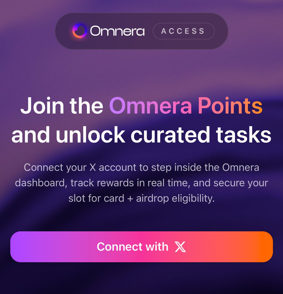 Cminerbox's tweet image. Who is Active? Ends in 5 Days, as I heard it

Cost $0

Signup points.omnera.fi/?ref=cmi7cyiar…

•Connect your X
•complete the simple Quests
•Claim your Daily Login Point

points will be converted to token airdrop