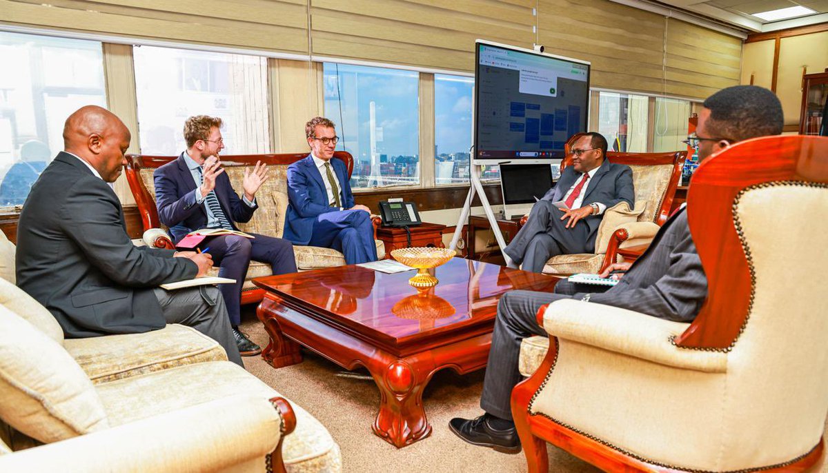 Kiptoock's tweet image. This morning, I hosted H.E. Dr. Ed Bernett, Chargé d’Affaires of the @UKinKenya to Kenya and Permanent Representative to UNEP and UN-Habitat, for a courtesy call to advance our shared priorities.

Kenya and the United Kingdom enjoy a strong economic relationship and strategic…