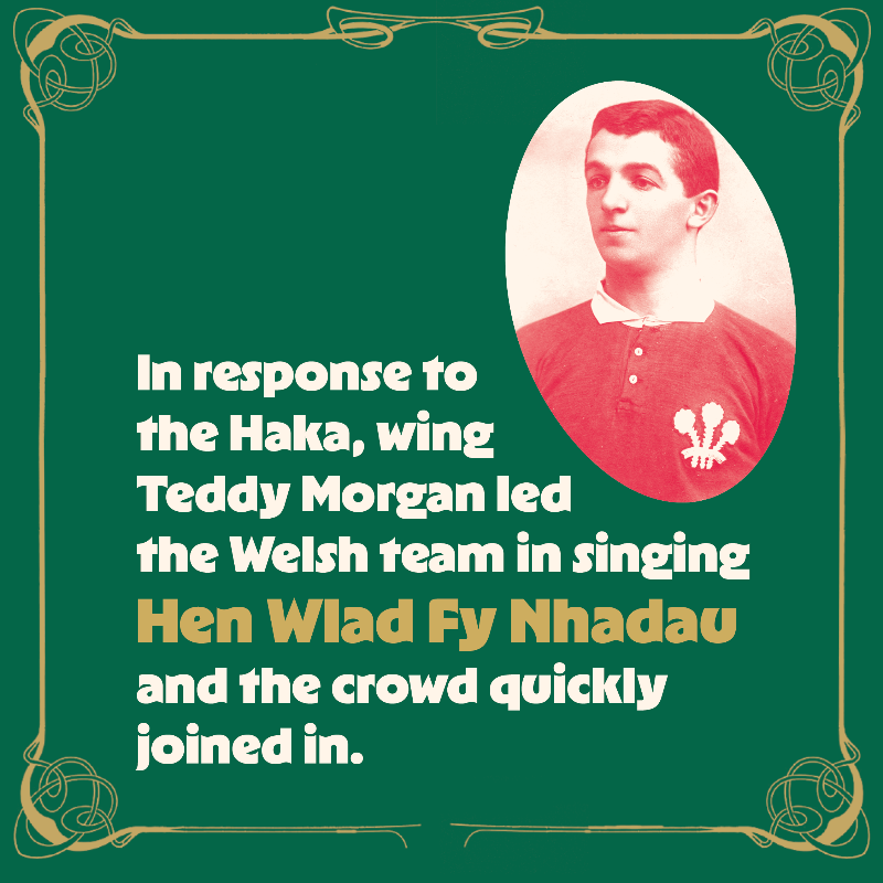 WelshRugbyUnion's tweet photo. Hanes yr anthem 🏴󠁧󠁢󠁷󠁬󠁳󠁿🎶

1️⃣2️⃣0️⃣ years of tradition ❤️

#CymruAmByth