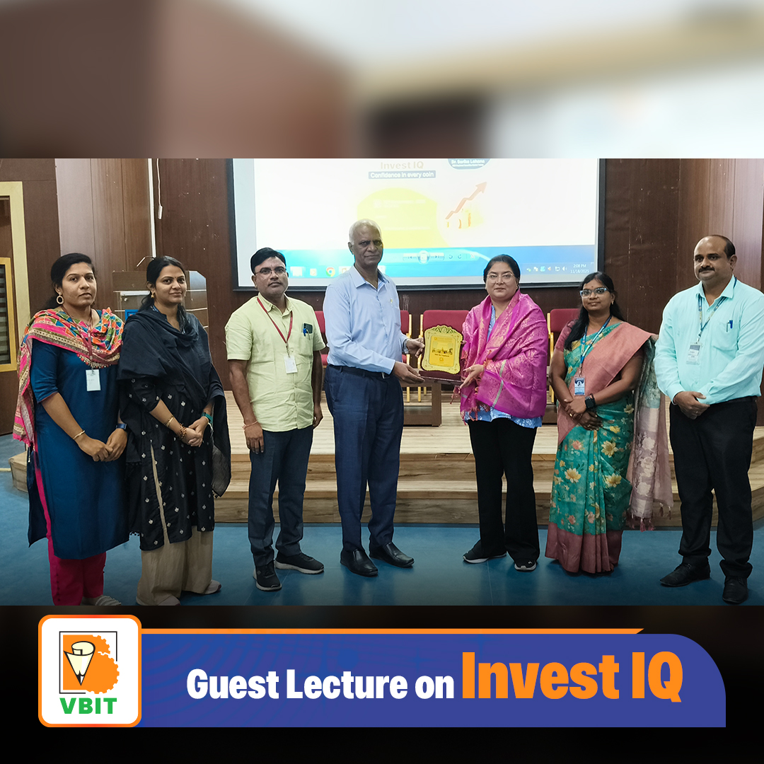 VBITHYD's tweet image. The Department of Business Management organized an insightful Guest Lecture on Invest IQ on 18th November, 2025.

#VBIT #BusinessManagement #GuestLecture #InvestIQ #FinancialLiteracy #SEBITrainer #SmartInvesting #StudentDevelopment #FutureReady #EducationMatters