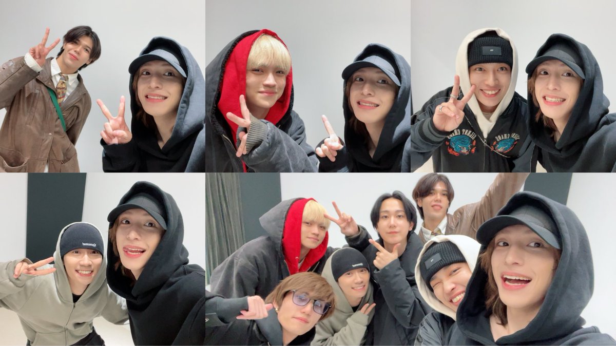 一緒に踊ってくれたNJSのみんなと振り付けをしてくれたふみとくん！

撮影の日めっちゃ楽しかった⸜( ˙-˙ )⸝

だがしかし色々ありまして、、。w
恐らくいつか最後のガッツポーズの意味が分かると思います。w

<a href="/Fumito_tamamo/">Fumito Tamamoto</a> 
<a href="/njs_shuta/">森重秀太</a> 
<a href="/njs_reiya_/">西條怜哉</a> 
<a href="/njs_kenta/">染谷 健太</a> 
<a href="/njs_myuji/">荻野未友治</a>