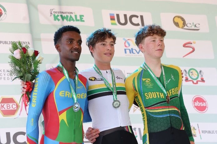 🇰🇪<a href="/cacafrican2024/">CAC AFRICAN ROAD CYCLING CHAMPIONSHIPS</a> MJ ITT

🥇🇲🇺T.Hardy
🥈🇪🇷N.Efriem
🥉🇿🇦D.Woolley
4🇪🇷K.Teklemariam
5🇷🇼<a href="/ntirenganyam643/">Ntirenganya moise</a>
6🇩🇿M.Hamzaoui
7🇳🇦R.Suren
8🇪🇹W.Fshe
9🇺🇬P.Miro
10🇩🇿S.Hamzioui

Great power, congrats!👍👊

<a href="/akberetzebeyto/">Hazeka major🇪🇷</a> #CAC2025