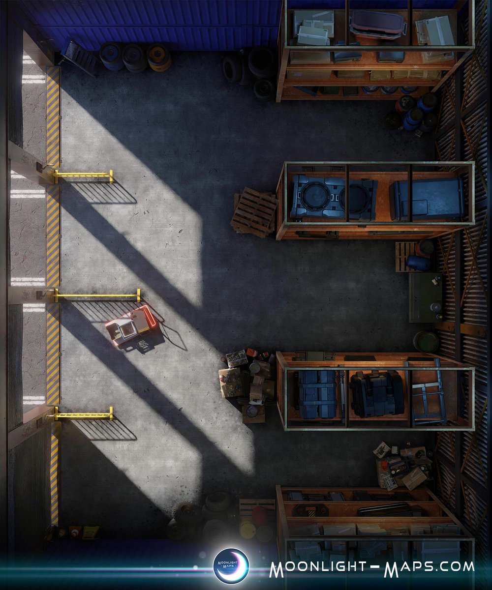 _MoonlightMaps's tweet image. &quot;The next shipment is due in tomorrow. This one needs to be kept on the down low.&quot;

Storage Warehouse map set is available at link in bio! 🌙⁠