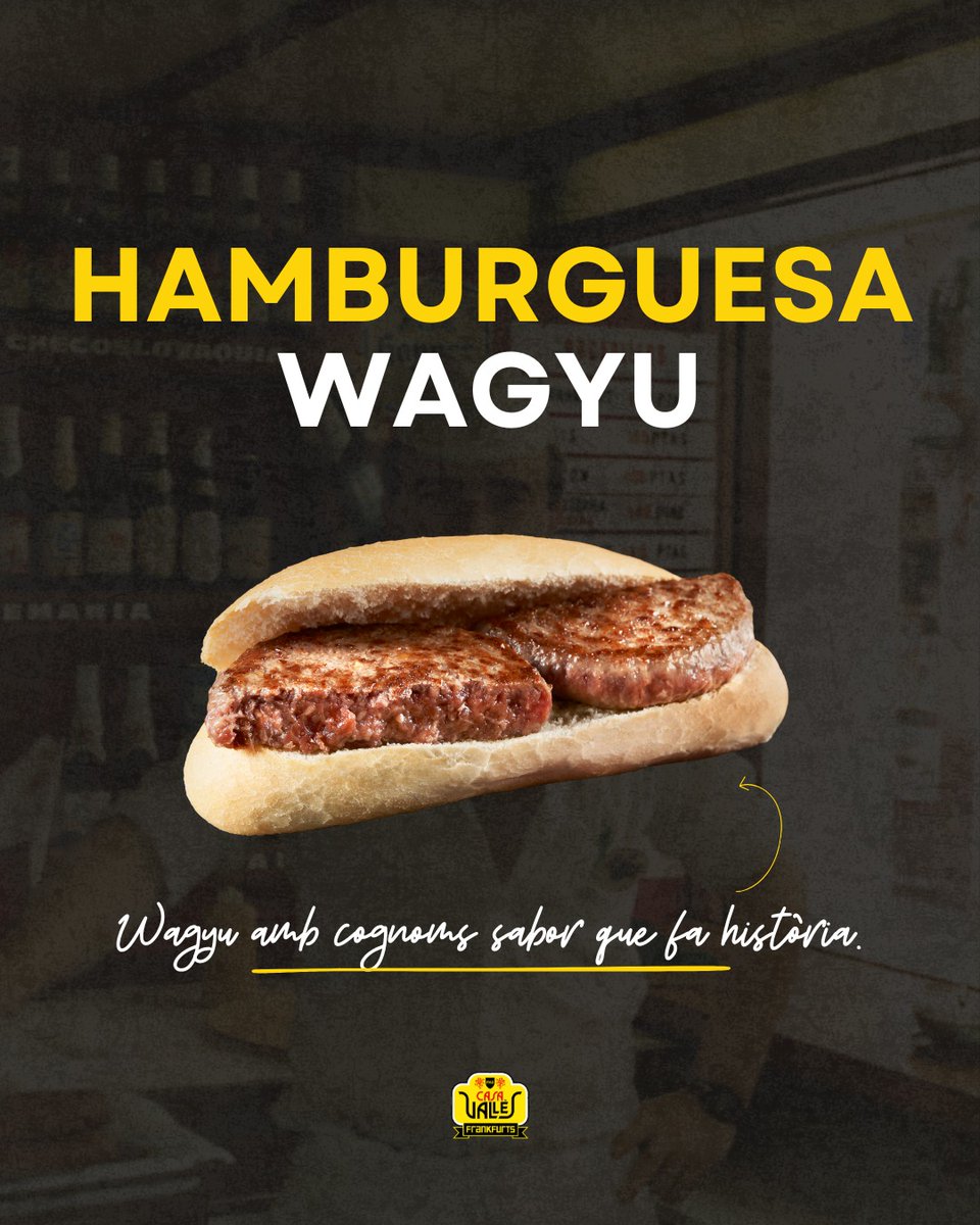 Fa 60 anys que convertim un entrepà en una experiència.

La Wagyu de Casa Vallès: producte top, cuita a la vista i amb un sabor únic. 🐂🔥

Tan ràpida com sempre. Tan bona com mai.

📍 Terrassa · Barcelona · Badalona

#CasaValles #WagyuAmbHistòria #TanBoComSempre
