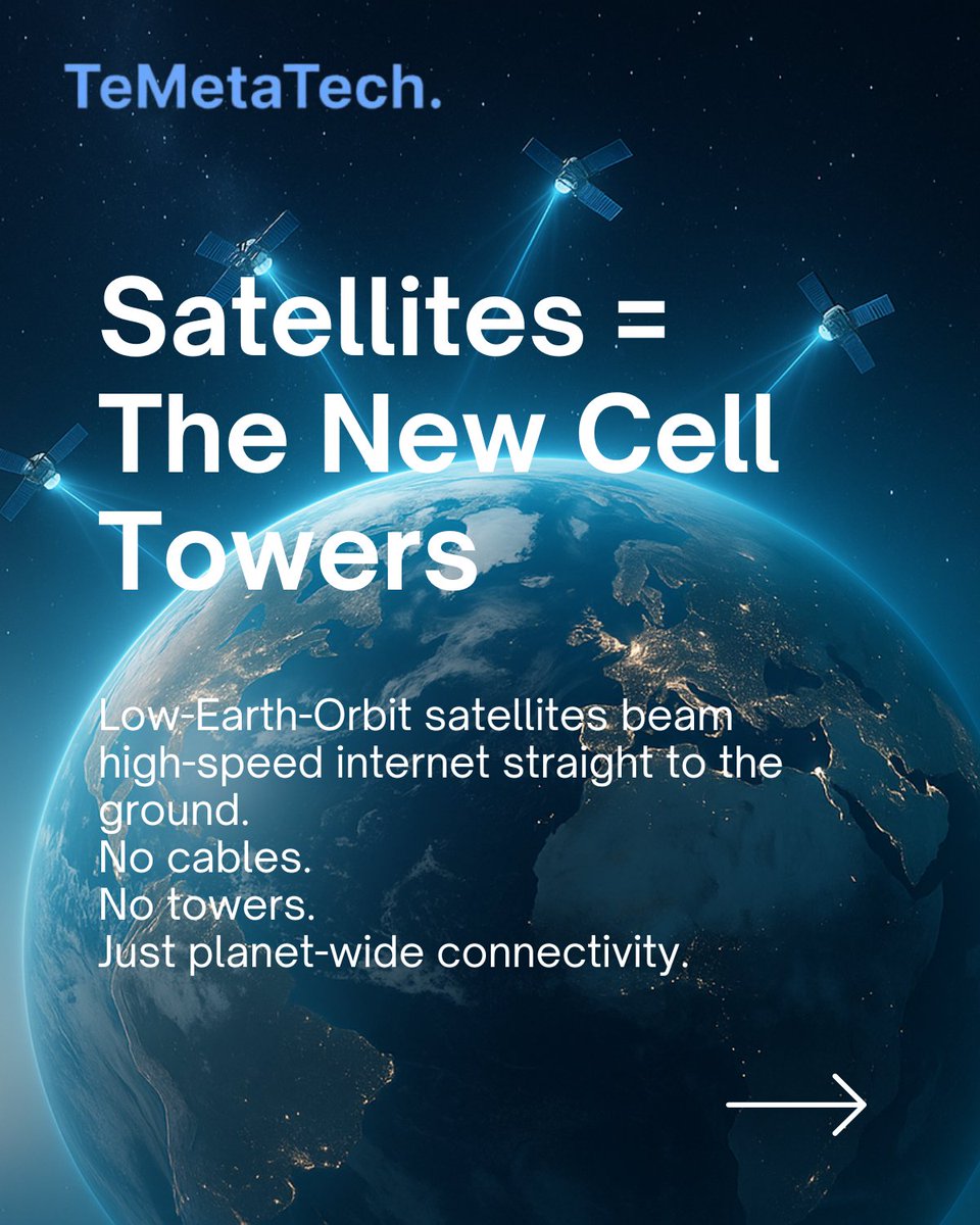 temetatech's tweet image. Space Internet is coming — and it’s about to change everything.
From remote villages to airplanes and oceans, satellite-powered Wi-Fi is unlocking true global connectivity. 
🔗 Explore more future-tech insights: temetatech.com
#SatelliteTech #TechRevolution #TeMetaTech