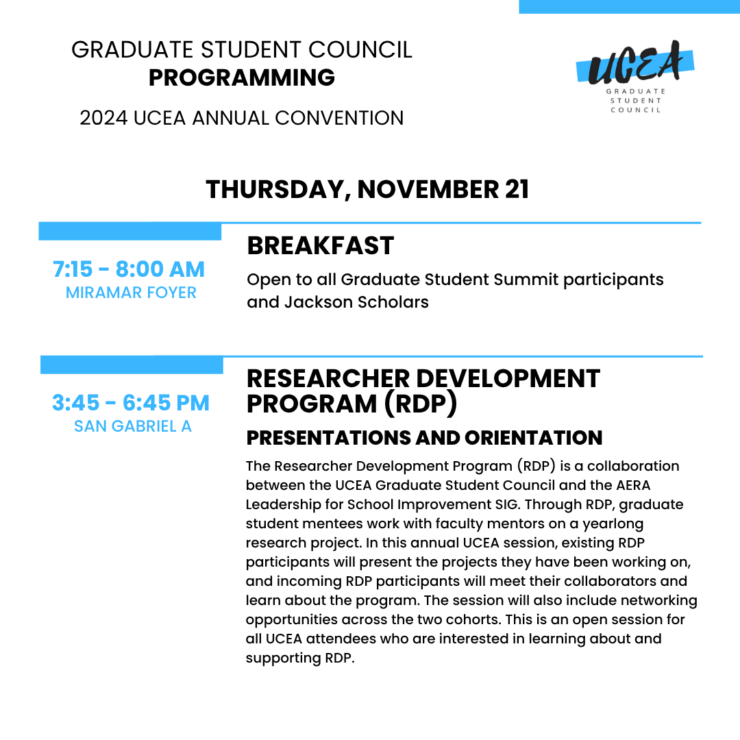 UCEA GSC tweet media