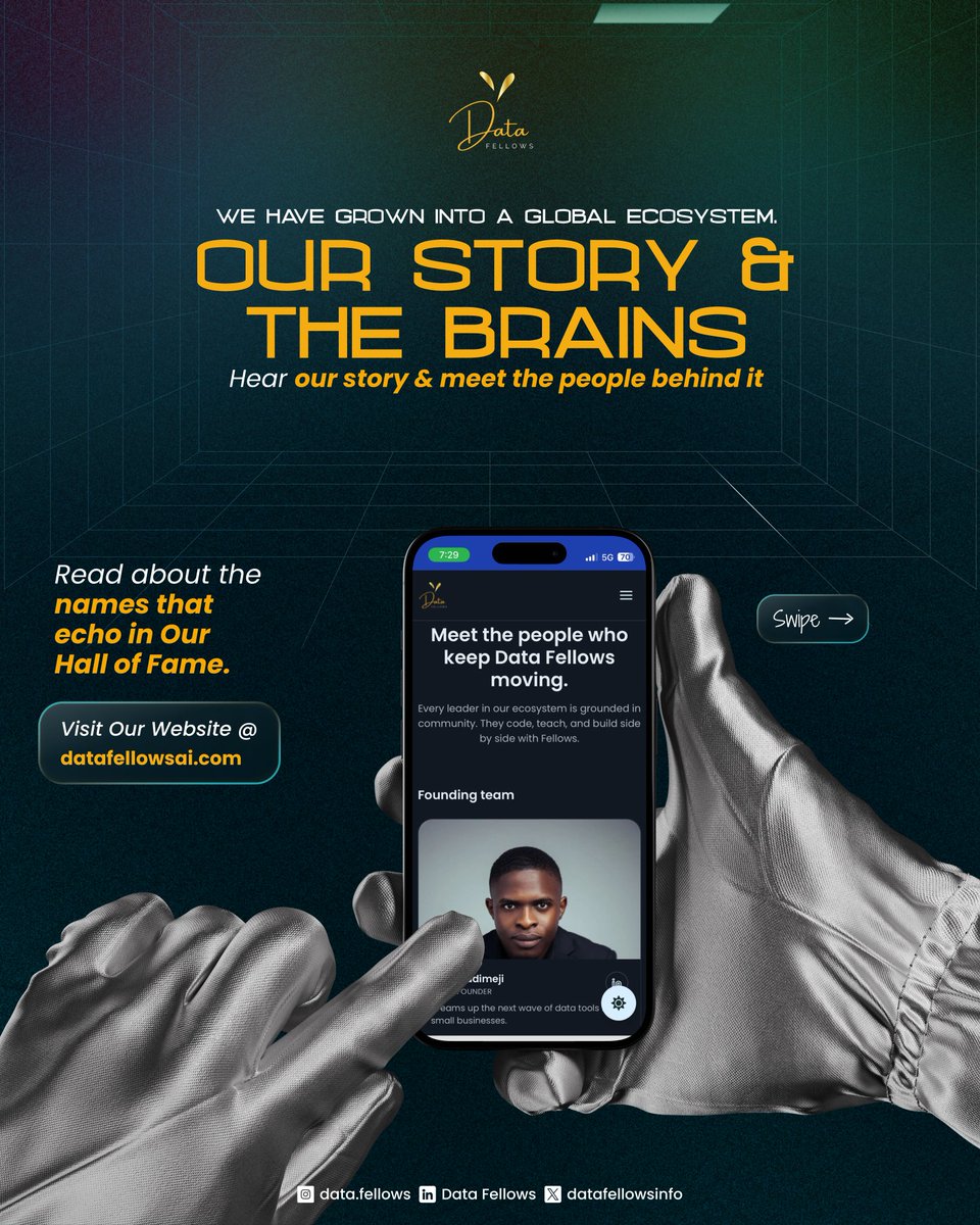 DatafellowsInfo's tweet image. 🚀 The new Data Fellows website is LIVE!
Your home for learning, events, opportunities &amp;amp; a thriving data community.

Click the link- datafellowsai.com, explore, and join the movement.

--
#DataFellows #WebsiteLaunch #DataCommunity