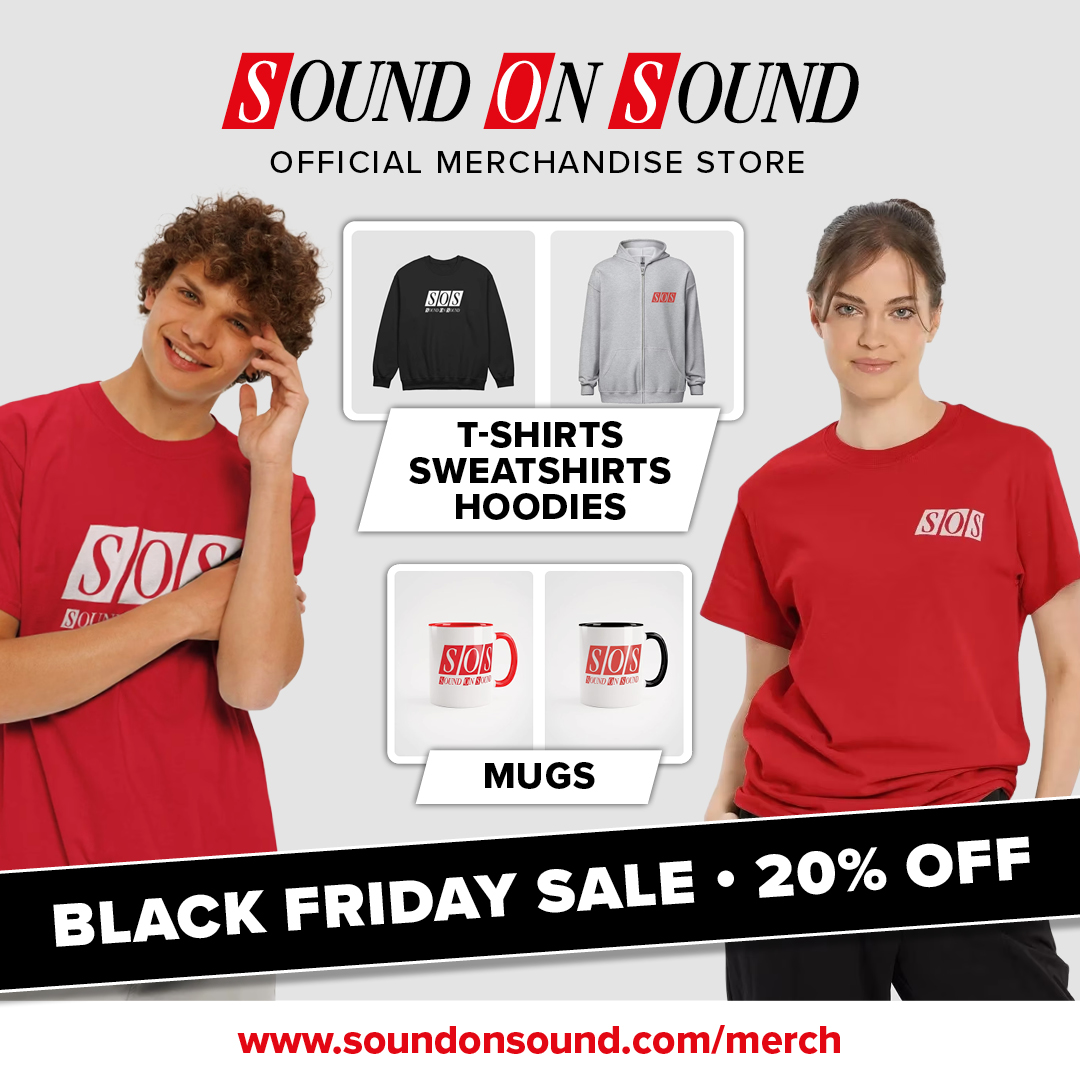 soundonsoundmag's tweet image. We are currently offering 20% off all merchandise in our Black Friday Sale, so if you are looking for a Christmas Present for the music techie in your life or even fancy something for yourself then visit the link below

soundonsound-shop.fourthwall.com

#sale #blackfriday #musictechnology…