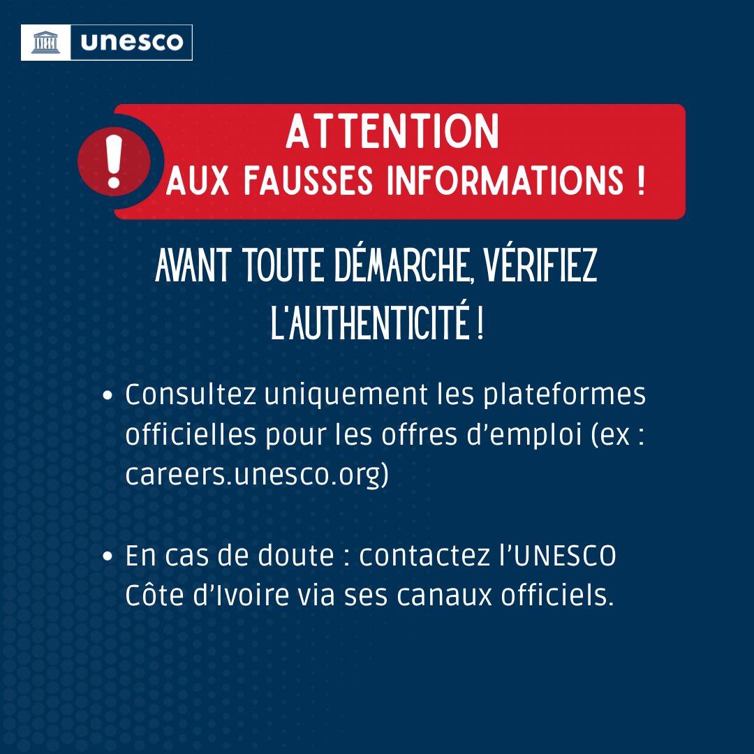 UNESCO Côte d’Ivoire tweet media