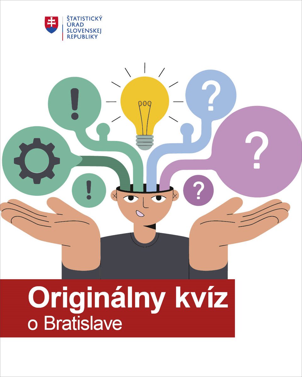 ❓📖 Súčasťou najnovšej publikácie Bratislavská ročenka vydanie 2025 je originálny interaktívny kvíz. 👨‍🏫Vďaka nemu si môžete overiť analytické schopnosti a predpovedať vývoj vybraných ukazovateľov zo života hlavného mesta. 📣Viac: lnk.sk/bgwuy