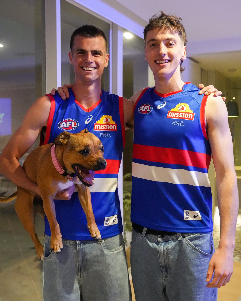 westernbulldogs's tweet image. From local club and school footy, a lot of history between our newest recruits ❤️