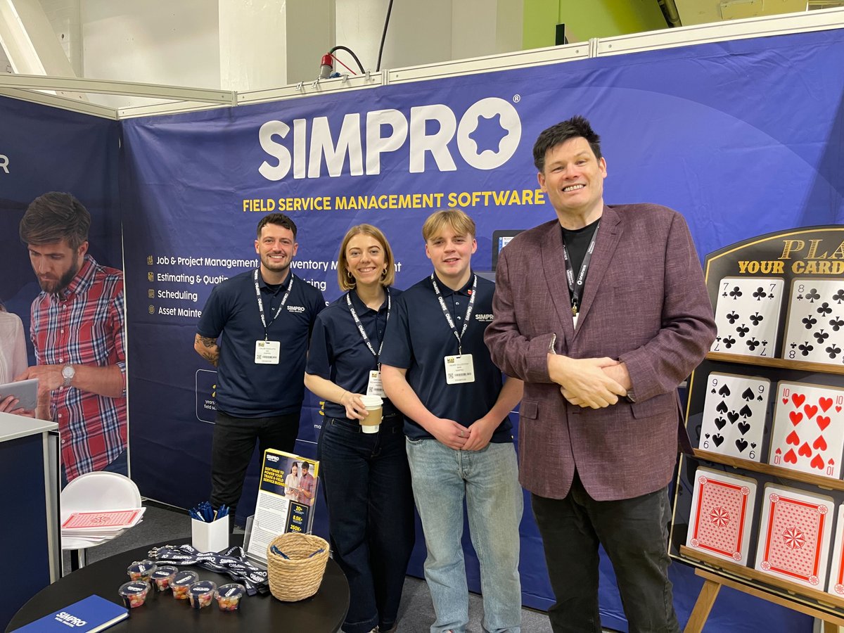 simprosoftware's tweet image. Busy week at London Build @LondonBuildExpo! 

Even TV Personality, @MarkLabbett joined at Booth J31 to Play Your Cards right winners where will be entered into the drawing to win a supercar high speed experience!

#LondBuild #festivalofconstruction