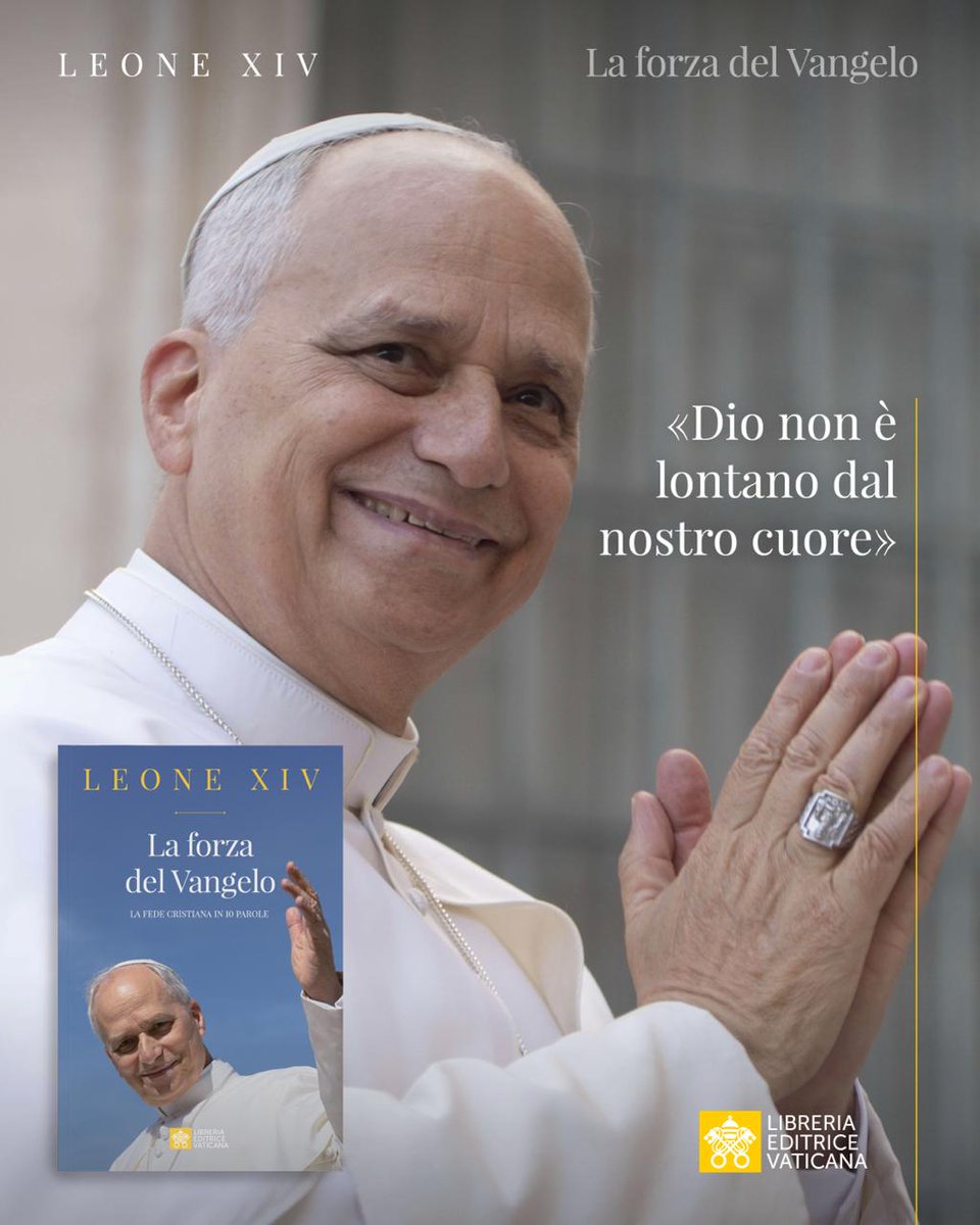 22 novembre LA FORZA DEL VANGELO è il nuovo libro del Papa. «Dio non è lontano dal nostro cuore».
<a href="/vaticannews_it/">Vatican News</a>