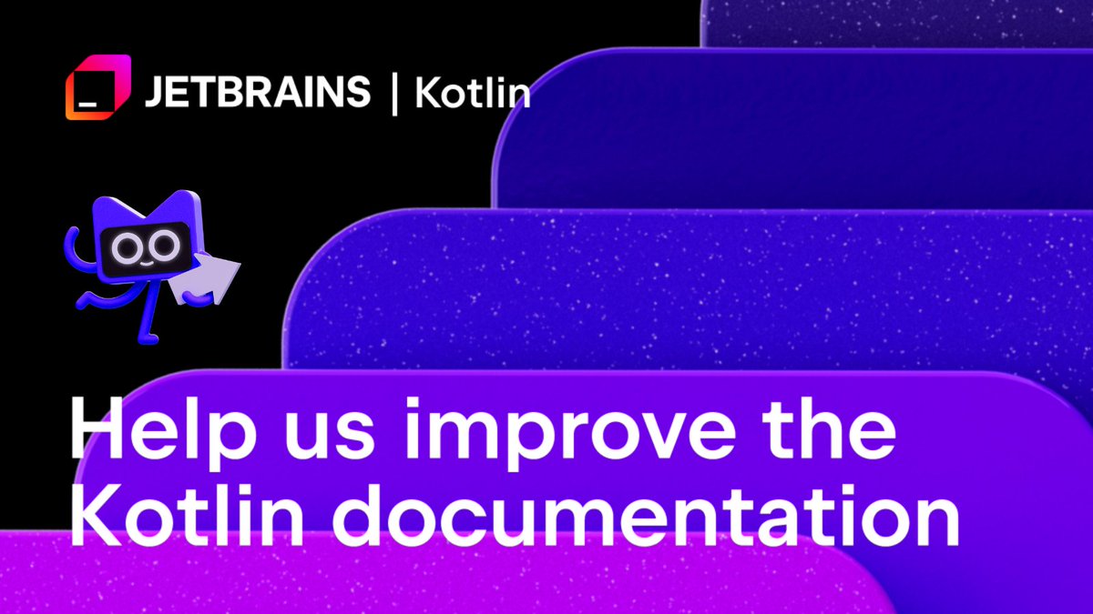 kotlin's tweet image. 📢 Help us improve Kotlin docs!
Share your insights on Kotlin’s documentation to help us enhance your developer experience.

➡️ You&apos;ll need a Chromium-based desktop browser to take part in the study. Check if you qualify to participate in our research: surveys.jetbrains.com/s3/kotlin-docs…