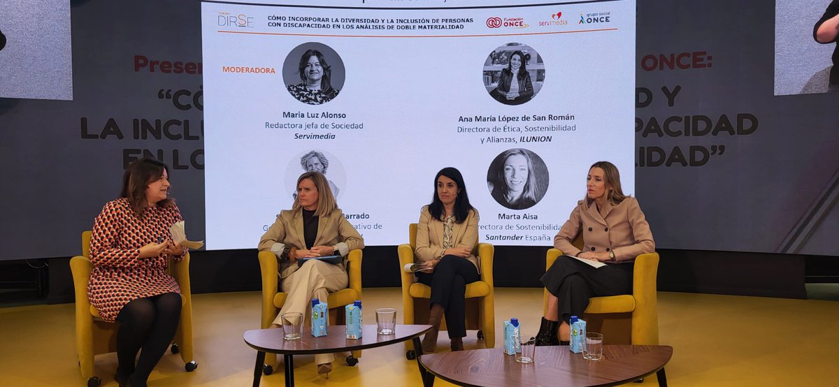 🌍 La #sostenibilidad ya no es opcional: integrar ASG genera valor real.
El 15º #toolkitDIRSE &amp; Fundación ONCE abordó cómo incluir a personas con ♿ #discapacidad en los análisis de #DobleMaterialidad.
💡 Casos prácticos:
• Discwork y Woman in Tech (ILUNION) 🚀
• Accesibilidad