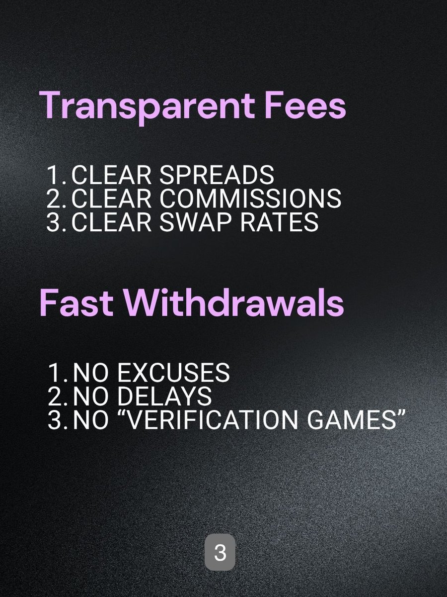 xauusd_bysofie's tweet photo. 💡 “How do I choose a trustworthy forex broker?”

Use this checklist to protect yourself:

✔ Check regulation
✔ Research real reviews
✔ Transparent fees &amp; withdrawals
✔ Strong customer support

#ForexForBeginners #ChooseTheRightBroker #ForexTips #BrokerReview #ForexEducation https://t.co/Pajiu5eNJZ