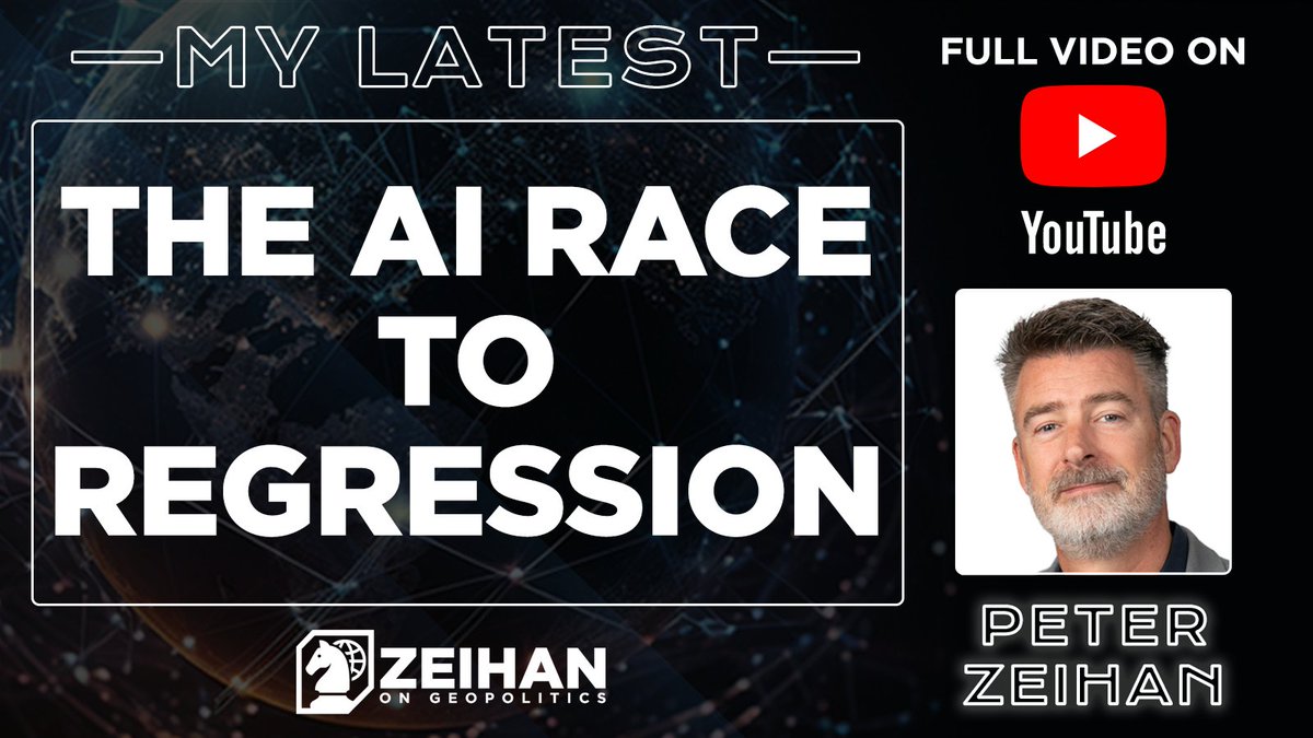 PeterZeihan's tweet image. The AI race has been all the rage, but what if we were racing ourselves straight into regression?

Full Newsletter: bit.ly/4hYjNMV

#openai #chatgpt5 #ai #artificialintelligence