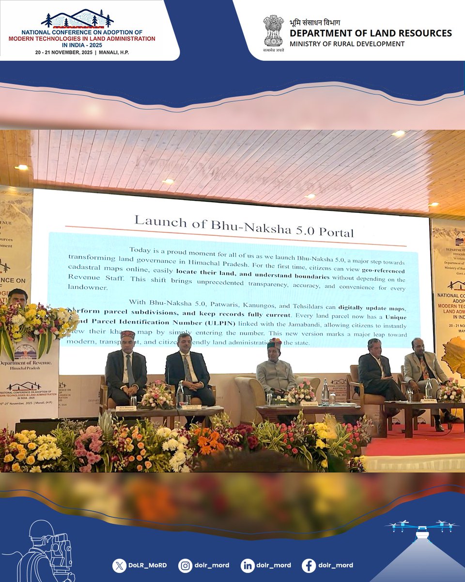 Department of Land Resources, GOI tweet media