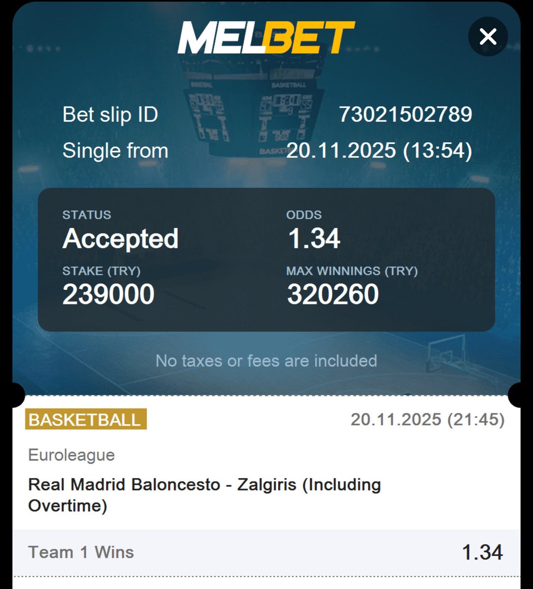 bankotipster_'s tweet image. #Realmadrid          🆚 #Zalgiris 

➡️ MS:1

 Beklenen Kazanç: 320.260  TL 

🔥🔥💥▶️ #Melbet : ➡️   bit.ly/4kxkahh

🔥🔥💥▶️PROMOKOD : Viptipster ( Promokod ile Kayıt Ol, 10.400 TL İlk Yatırım Bonusunu Al)

#livebet