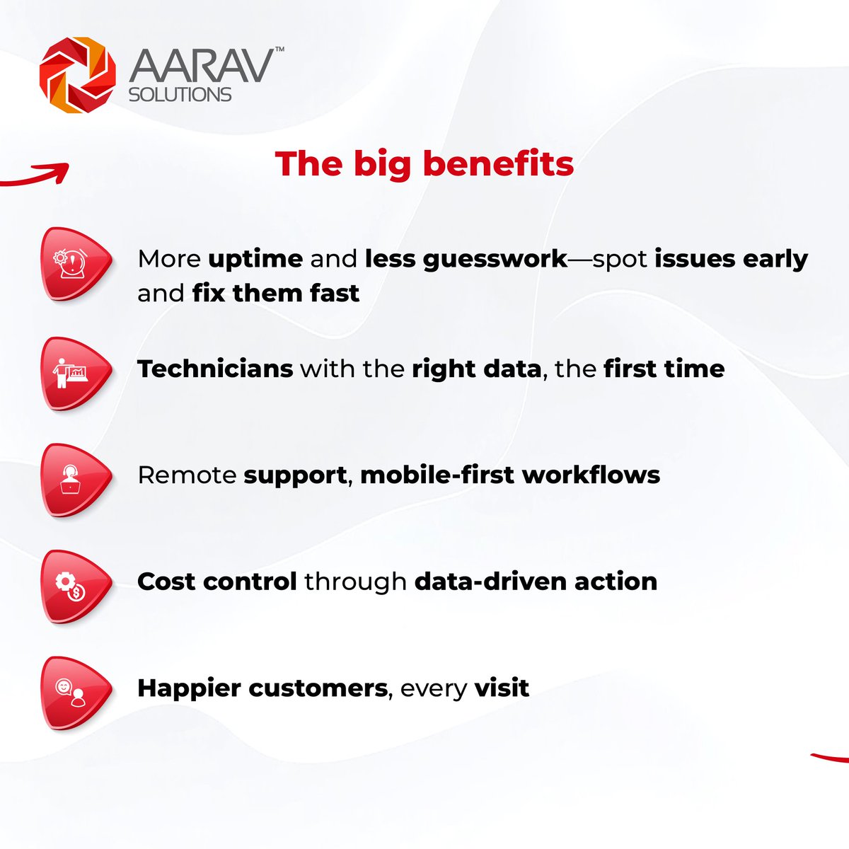 Aarav_Solutions's tweet image. Modern field service platforms bring together powerful capabilities — intelligent scheduling, real-time dispatching, work order management, inventory oversight, and contract tracking — ensuring every job is completed with seamless coordination between people and systems. 📋⚙️