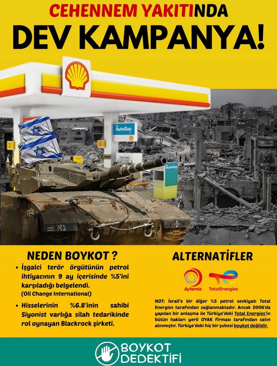 💢Cehennem Yakıtında Dev Kampanya ⚠️

 #WeLeftPalestineAlone