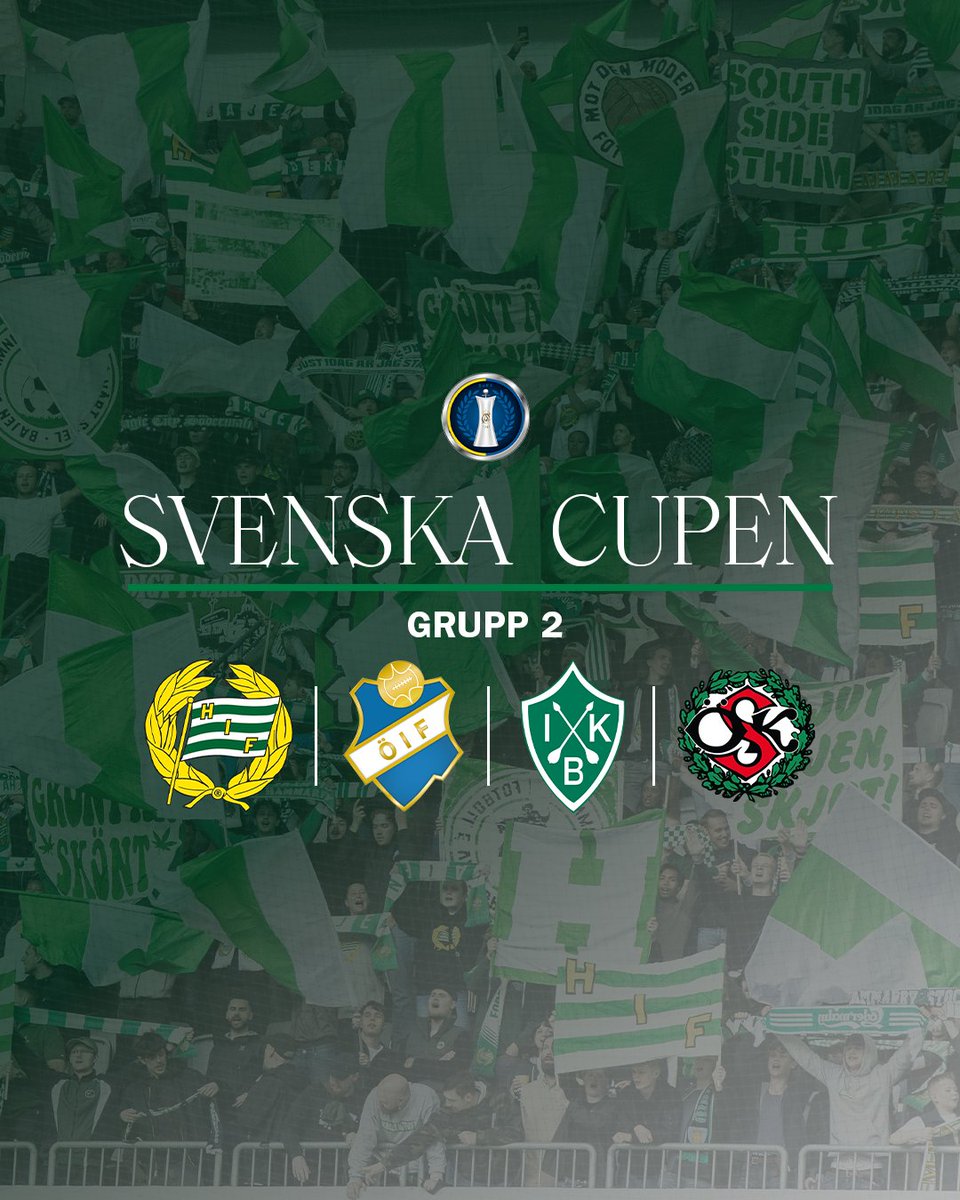 hammarbyfotboll's tweet image. Vårens cupgrupper är nu lottade! Här är motståndet som väntar 👇

#Bajen