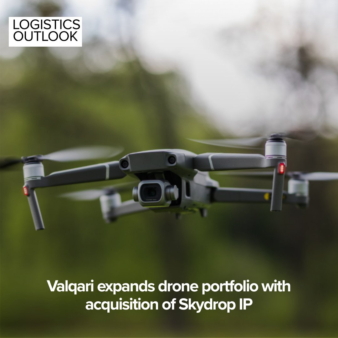 LogiOutlook's tweet image. Valqari is leveling up! 🚀🤝

With the acquisition of Skydrop’s IP, Valqari strengthens its position as a leading US drone delivery innovator.

Read more - logisticsoutlook.com/business/valqa…

#DroneDelivery #AviationTech #LogisticsInnovation #TechNews #LogisticsOutlook