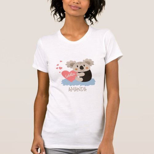 ArrayStores's tweet image. Cute Koala Cuddles ID386 T-Shirt #adorable, #animals, #cuddles, #love, #hugs, #TShirt ArrayforCards
