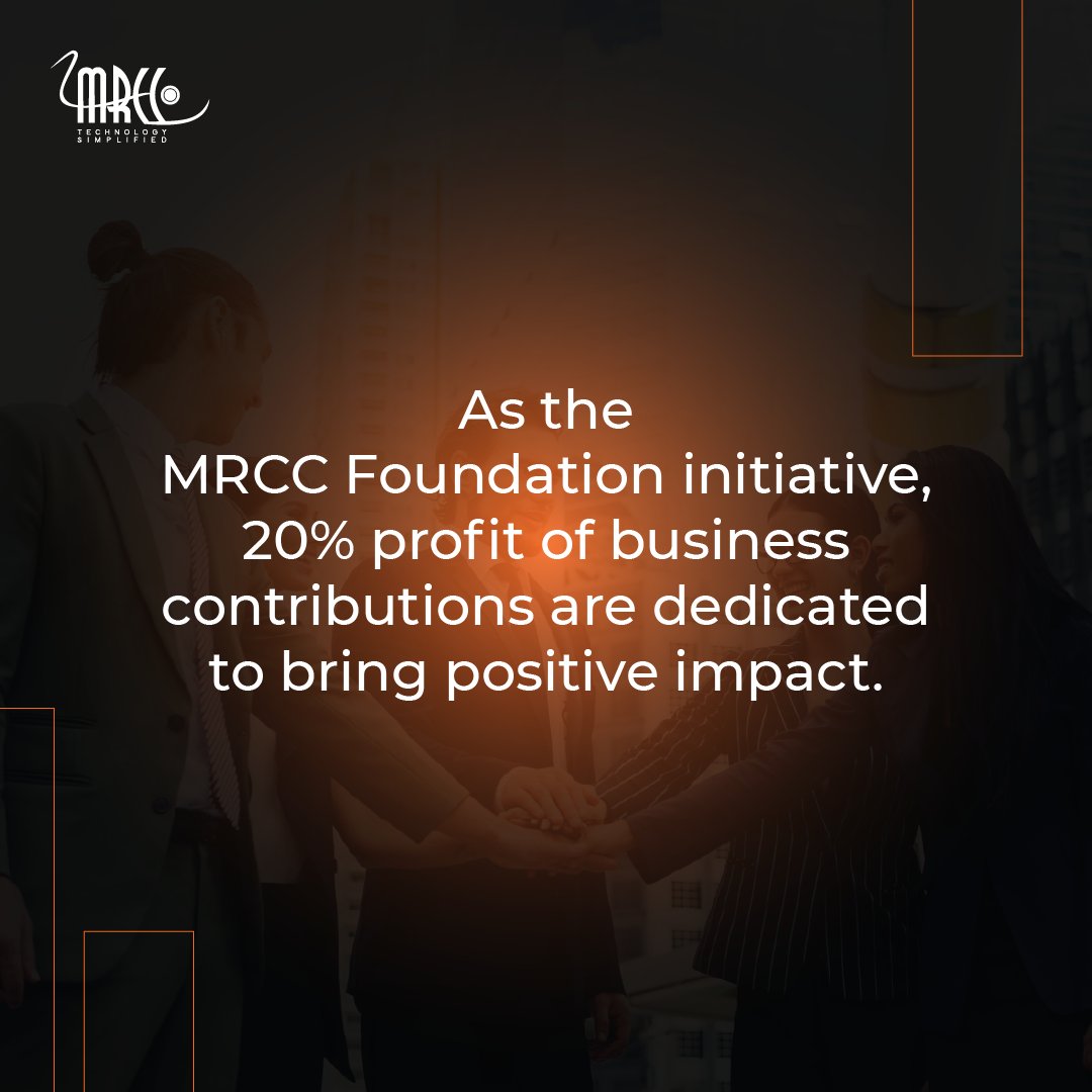 mrccsolutions's tweet image. #TogetherForChange #MRCCGivesBack
At MRCC foundation, we believe business grows only when its community thrives.
It’s about lending a helping hand, uplifting others &amp;amp; sharing what we can.
Stay tuned as we share stories from this journey, stories of courage, care, and community.
