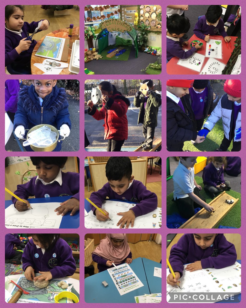 GilnowSchool's tweet image. An exciting and productive week in Reception! 🌟
We explored The Three Billy Goats Gruff and investigated the ice in our outdoor provision. ❄️🐐
So much curiosity, creativity, and fun! #EarlyYears #Reception #LearningThroughPlay