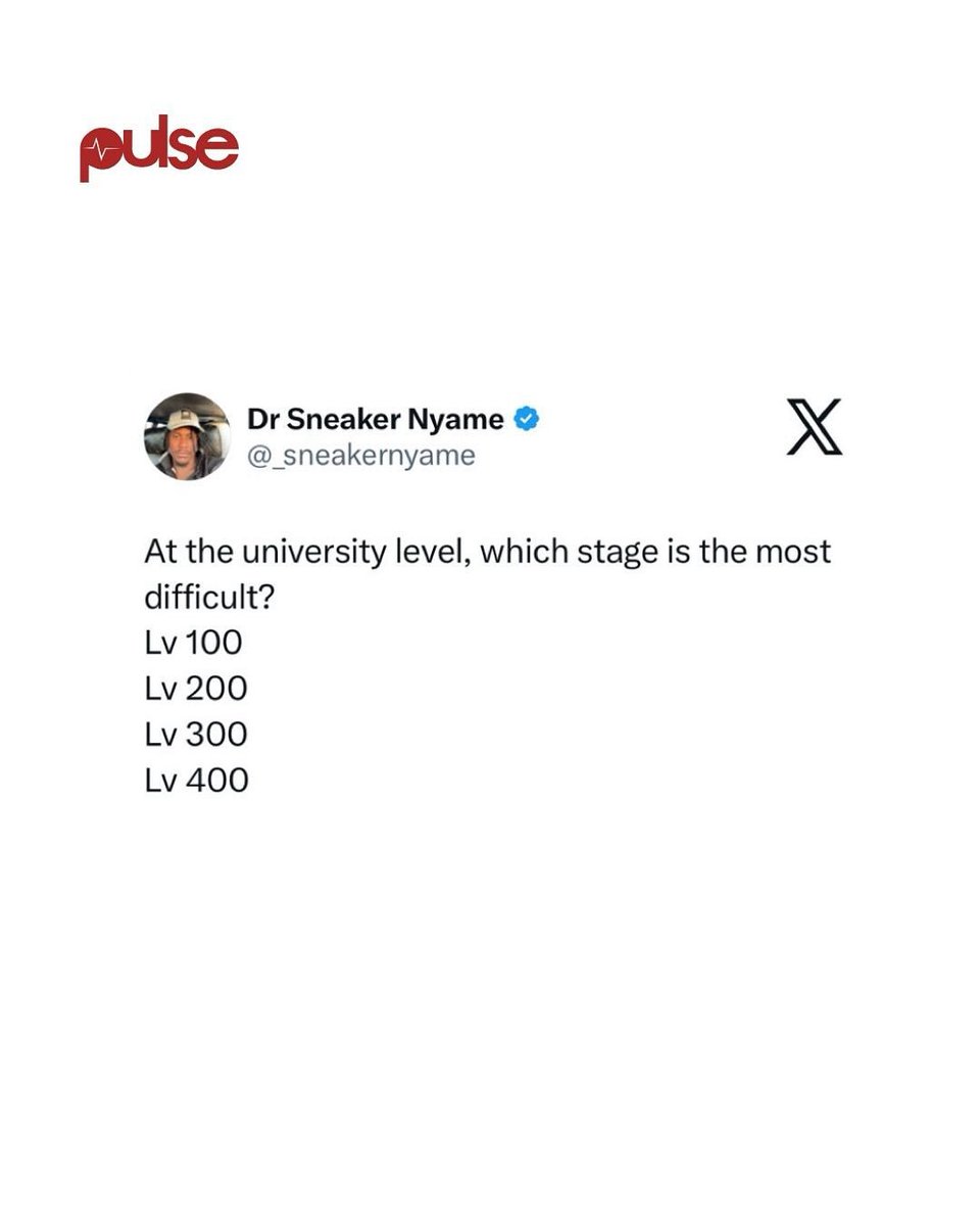 PulseGhana's tweet image. Which stage at the University is most difficult?

#XPostOnPulse