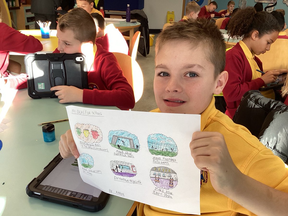 A great morning at Eco Town with ⁦<a href="/StJamesYear6/">Chorley St James Year 6</a>⁩  We have been thinking hard about how we can improve our recycling processes ⁦<a href="/StJamesChorley/">Chorley St James</a>⁩