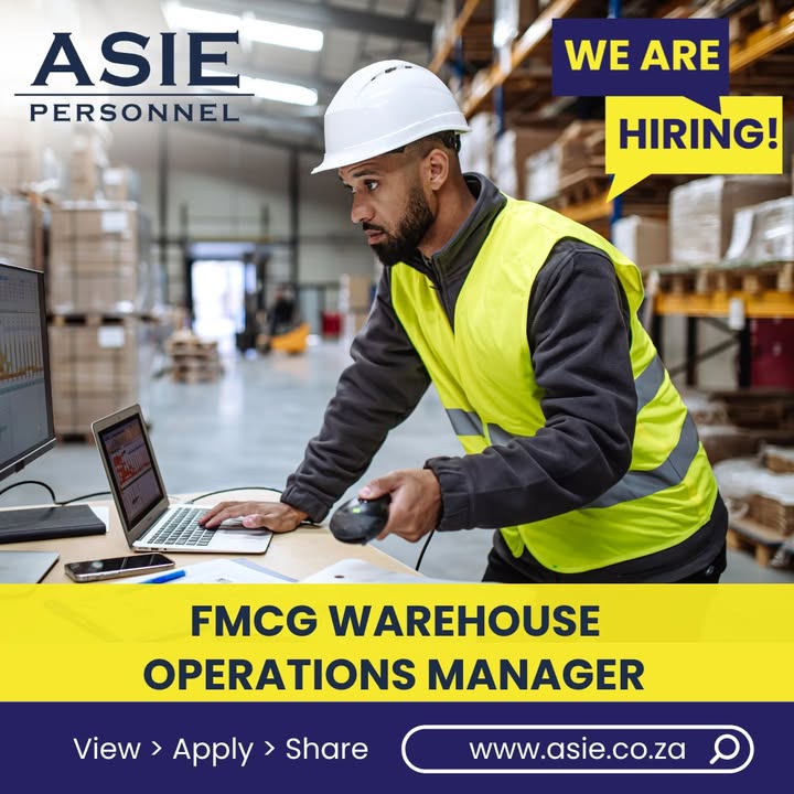 AsiePersonnel's tweet image. We&apos;re #Hiring! Operations Manager. 

Read more here:  asie.co.za/job-seekers/
Click on Job Vacancies &amp;gt; Operations Manager

Apply/Send CV to: cv@asie.co.za
Subject Line: Operations Manager

#asiepersonnel #operationsmanager #managementjobs #fmcg #coldstorage #nowhiring