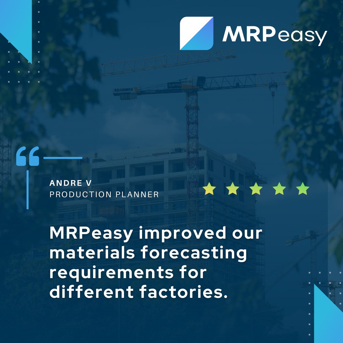 mrpeasy's tweet image. Customer feedback ⭐

Improved our ability to order and track required materials for different production facilities...

#mrpsoftware #erpsoftware #manufacturing #productionplanning #productionscheduling #manufacturingsoftware #manufacturingerp #inventorymanagement #Capterra
