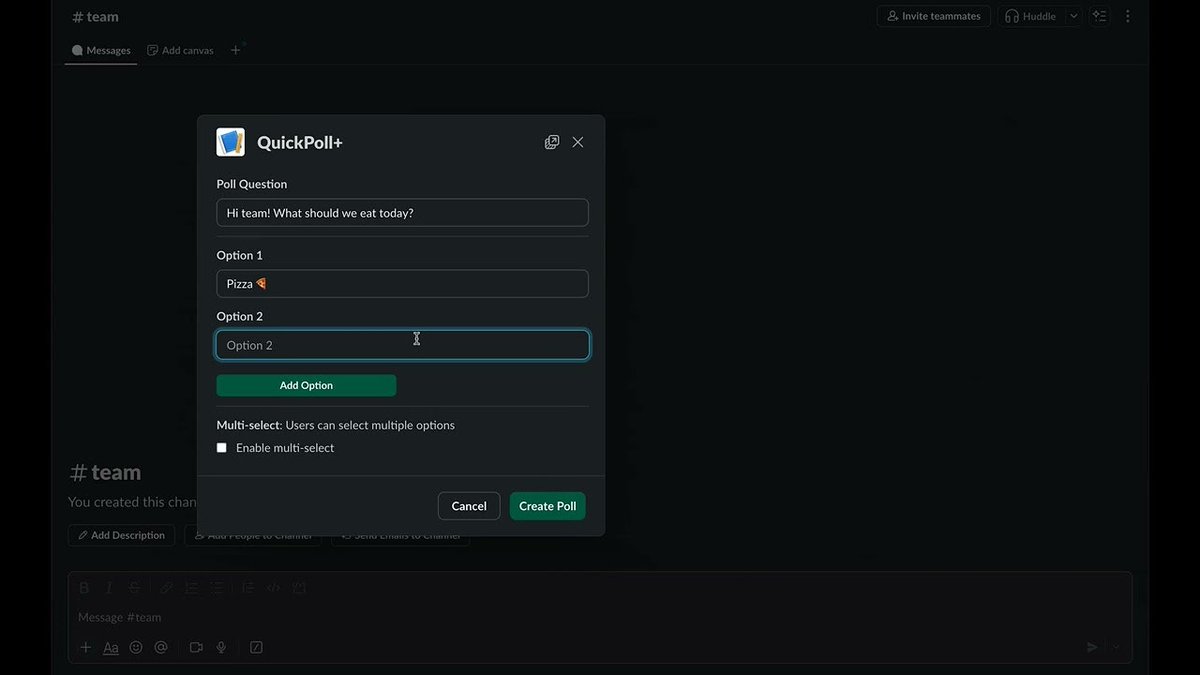 sideprojectors's tweet photo. Side project showcase - check out Pollify - Create slack polls &amp; surveys in seconds - https://t.co/XjrYrN3eL1 @sideprojectors #sideproject #makers #entrepreneur #pollify https://t.co/v6HMTxXLkl