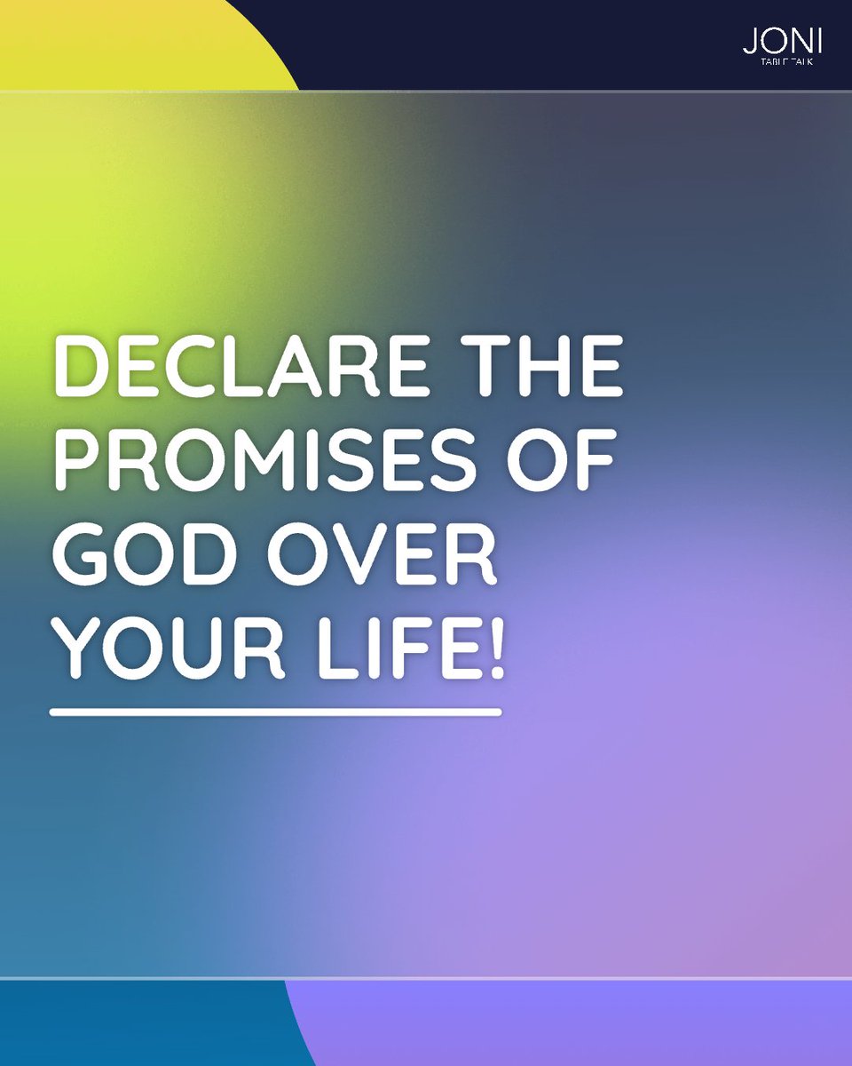 DaystarJoni's tweet image. The promises of God are written in the Word of God for you and me. Declare His promises over your life today and know that His promises are yes and amen!

God's presence is with you. (Hebrews 13:5)
God's strength is made perfect in our weakness. (Isaiah 40:31)
God's peace will…