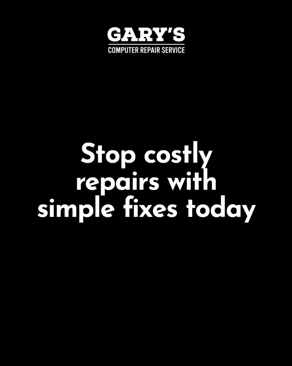 garysrepair's tweet image. Regular device maintenance saves you money in the long run. Small fixes now prevent big problems later. At Gary&apos;s Computer Repair Service, we help you stay ahead with expert maintenance. Don&apos;t wait for a breakdown.