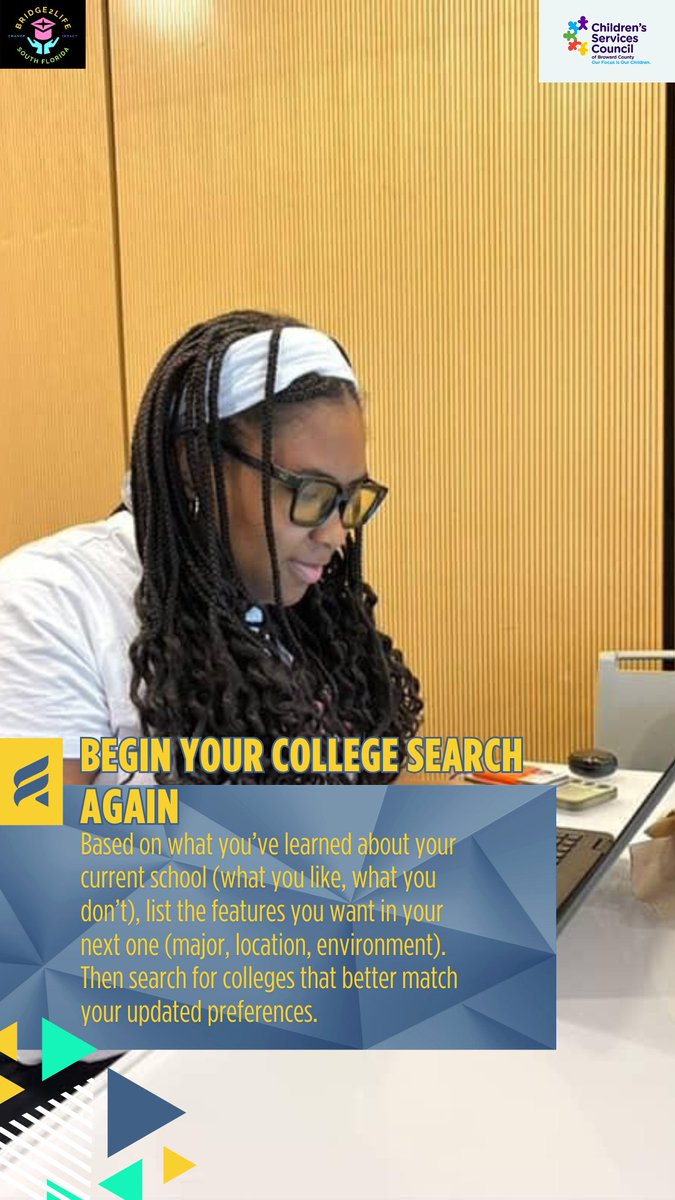 bridge2lifesfl's tweet image. Here are 9 simple steps to make your college transfer journey smooth and stress-free! 💫 
Read Article by @payingforschool Here: bit.ly/HowtoTransferC…
@CSCBroward
@BrowardEdFound @browardschools @bridge2lifesfl
#CollegeTransfer #StudentTips
Created by DCC Jayla Clement