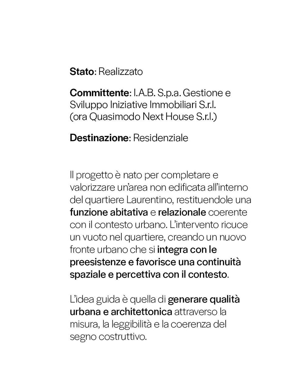 bioedilprogetti's tweet image. Il progetto di Via Salvatore Quasimodo è nato dal dialogo con il contesto: un edificio residenziale con uffici al piano terra che valorizza forma, altimetrie e verde esistente. Un linguaggio #architettonico dinamico che unisce #funzionalità e qualità progettuale.