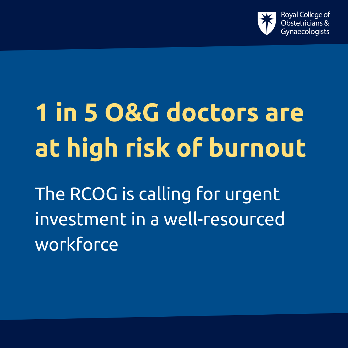 RCObsGyn's tweet photo. New RCOG Workforce census reveals that nearly 1 in 5 O&G doctors are at high risk of burnout and 19% intend to leave in the next five years.
Read more here: https://t.co/MwjIKLcb0g
#WorkforceWellbeing #NHSWorkforce #RCOG #employeeburnout https://t.co/QiwjVDs4wl