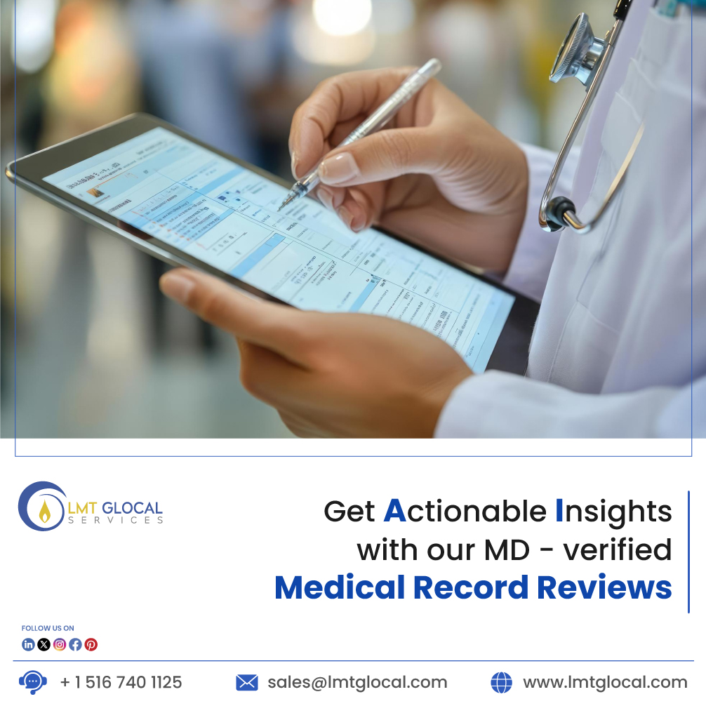LMTGlocal's tweet image. Our MD-verified #MedicalRecordReviews uncover missed events, procedural gaps, negligence, &amp;amp; hidden evidence, guided by medical expertise &amp;amp; strategically enhanced by smart tools.

#ActionableInsights that strengthen case outcomes.  
🔗 shorturl.at/5OQVz

 #LMTGlocalServices