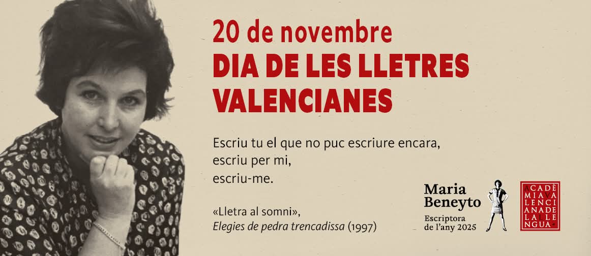 📖DIA DE LES LLETRES VALENCIANES

Avui es commemora la publicació de la 1a edició del 𝑻𝒊𝒓𝒂𝒏𝒕 𝒍𝒐 𝑩𝒍𝒂𝒏𝒄 de Joanot Martorell. 👉És l’obra més representativa de les lletres valencianes.

👅La nostra llengua és una llengua ben viva. Llegim-la, parlem-la i estimem-la🫰